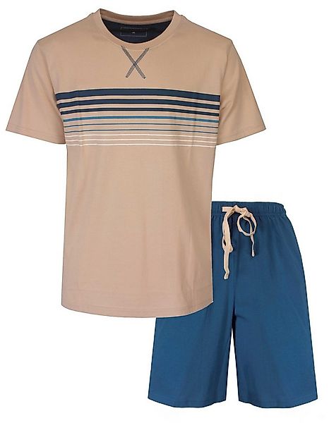 M.E.Q. Shorty Herren Pyjama kurz (2 tlg) Baumwolle günstig online kaufen