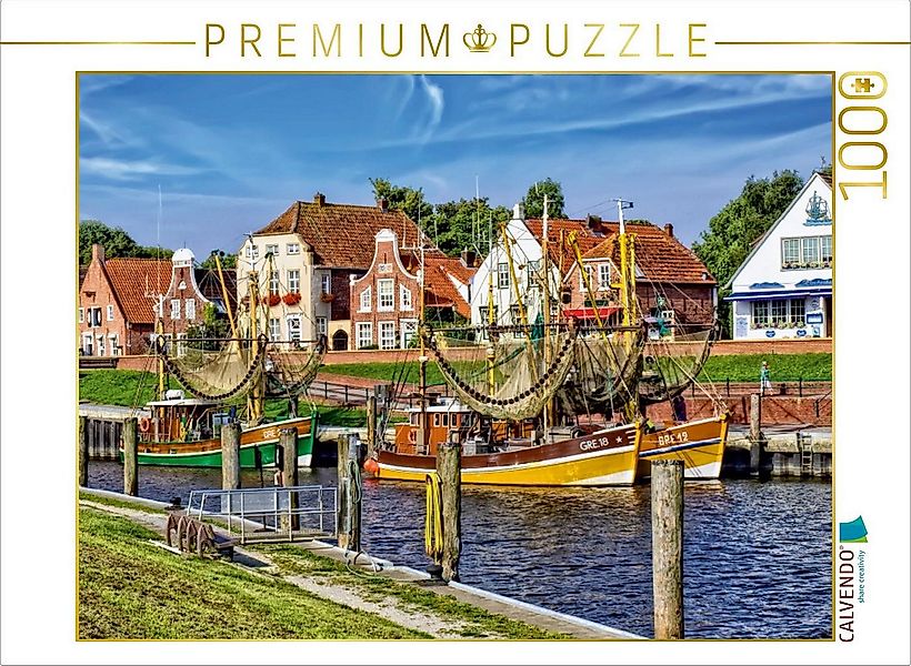 CALVENDO Puzzle CALVENDO Puzzle Hafen-Panorama, wie aus dem Bilderbuch 1000 günstig online kaufen