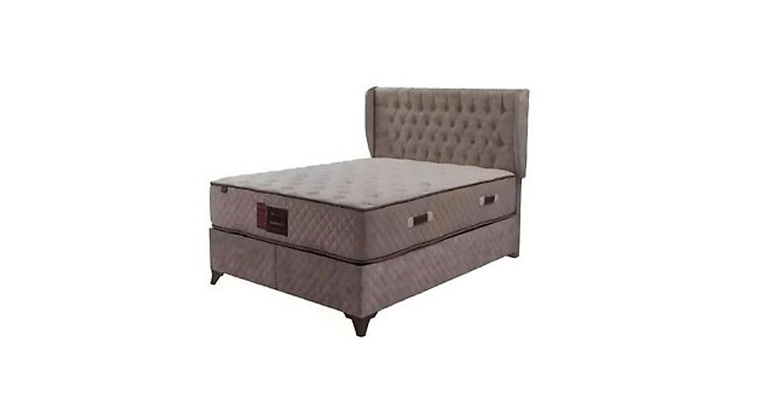 Xlmoebel Bett Chesterfield Schlafzimmerbett mit Textilbezug und Matratze (1 günstig online kaufen