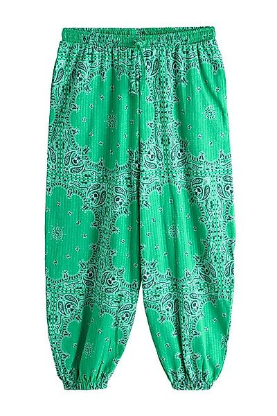 Next Jerseyhose Leichte Ballon-Hose mit Barrel-Bein und Print (1-tlg) günstig online kaufen