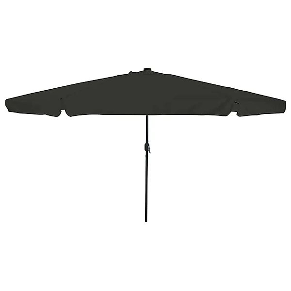 vidaXL Gartenparasol Schwarz 395 x 395 x 245 cm Polyester und Stahl 4200365 günstig online kaufen