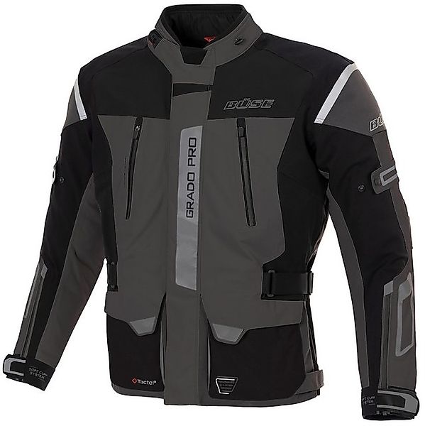 Büse Motorradjacke Büse Grado Pro Textiljacke Dunkelgrau / Schwarz günstig online kaufen