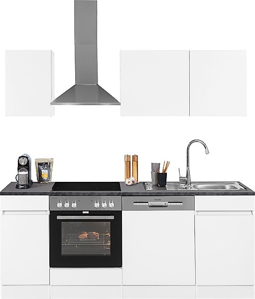 OPTIFIT Küchenzeile "Roth", Breite 210 cm, wahlweise mit E-Geräten, Push-to günstig online kaufen