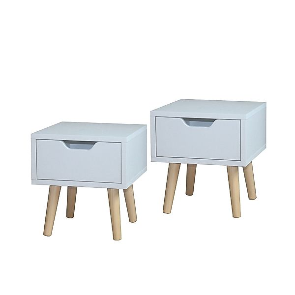 HTI-Living Nachttisch Nachttisch 1 Schublade 2er-Set günstig online kaufen