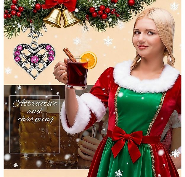 CLTYQ Schmuckset Trachtenschmuck Damen Oktoberfest Accessoires Schmuck,Hals günstig online kaufen