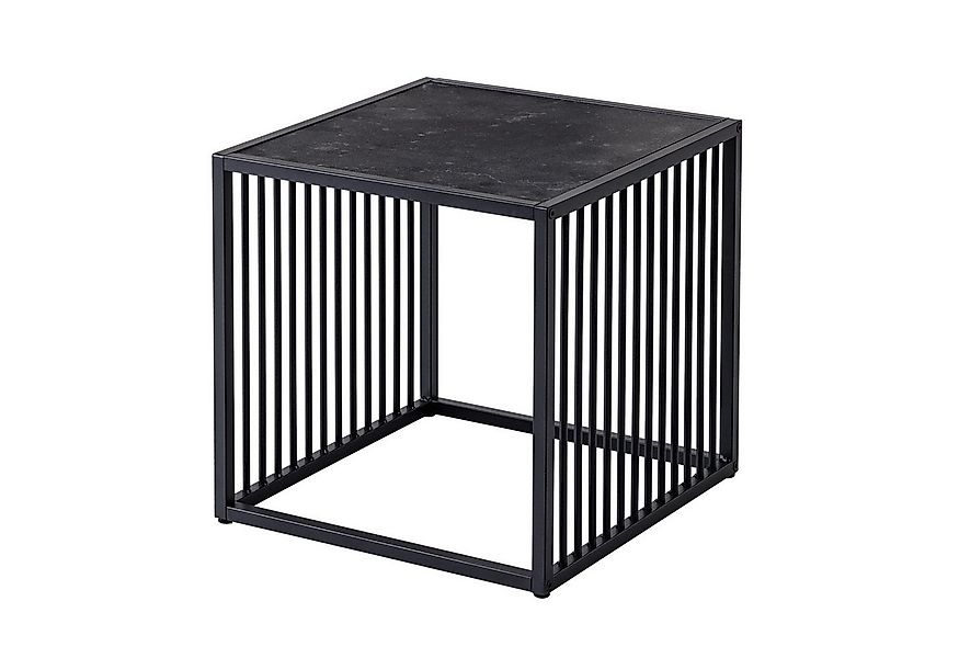 riess-ambiente Beistelltisch ARCHITECTURE 40cm graphit / schwarz (Einzelart günstig online kaufen