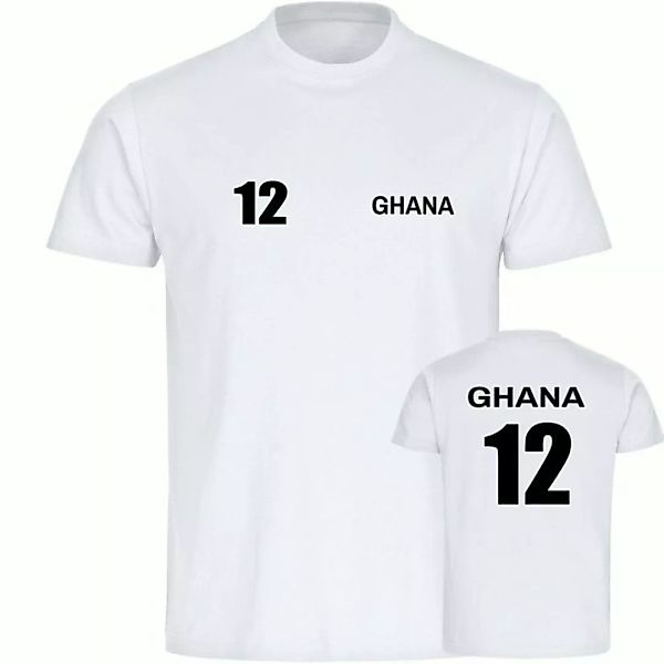 multifanshop T-Shirt Herren Ghana - Trikot 12 - Männer günstig online kaufen