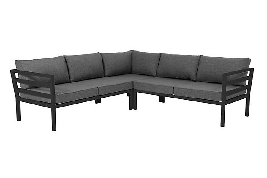 Brafab Gartensofa Weldon mit Kissen, Schwarz günstig online kaufen