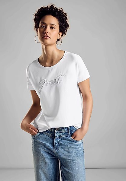 STREET ONE Shirttop mit Wording günstig online kaufen