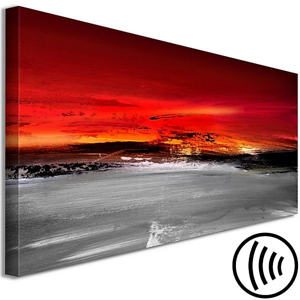 Leinwandbild Crimson Landscape (1 Part) Narrow XXL günstig online kaufen