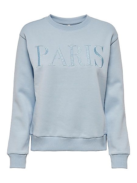 ONLY Statement Sweatshirt Damen Blau günstig online kaufen