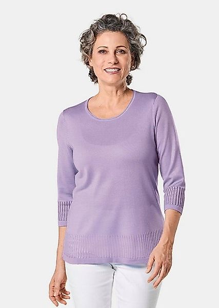 GOLDNER 3/4 Arm-Pullover Gepflegter Ajour-Pullover mit günstig online kaufen