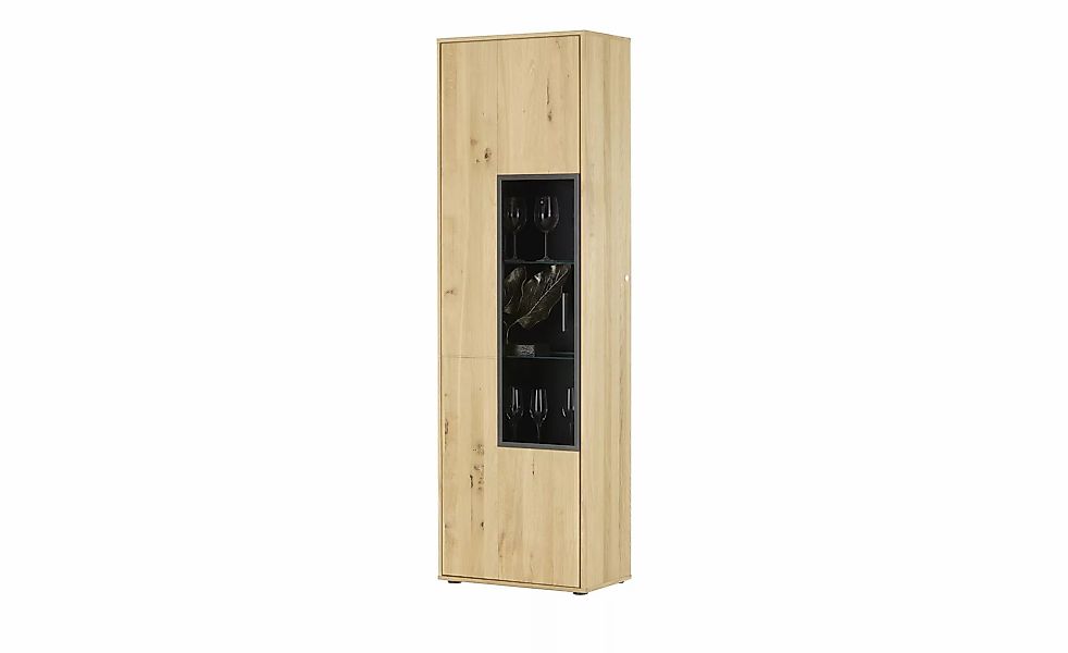 MCA furniture Vitrine Vitrine Portland, Asteiche Bianco, LED Beleuchtung günstig online kaufen