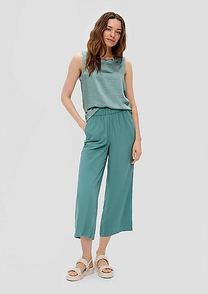 s.Oliver Culotte Hose Culotte-Hose aus Viskose mit Wide Leg günstig online kaufen