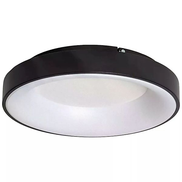 Deckenlampe LED CCT Schwarz Rundschreiben 40W 50cm 3000-5700k Abruzzo Giova günstig online kaufen