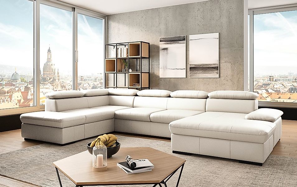 sit&more Wohnlandschaft »Alcudia U-Form«, wahlweise mit Bettfunktion günstig online kaufen
