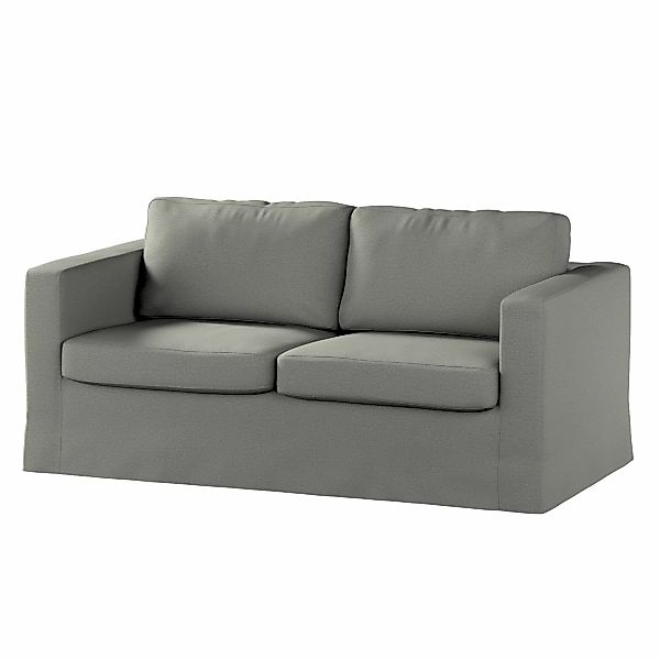 Bezug für Karlstad 2-Sitzer Sofa nicht ausklappbar, lang, grau, Sofahusse, günstig online kaufen