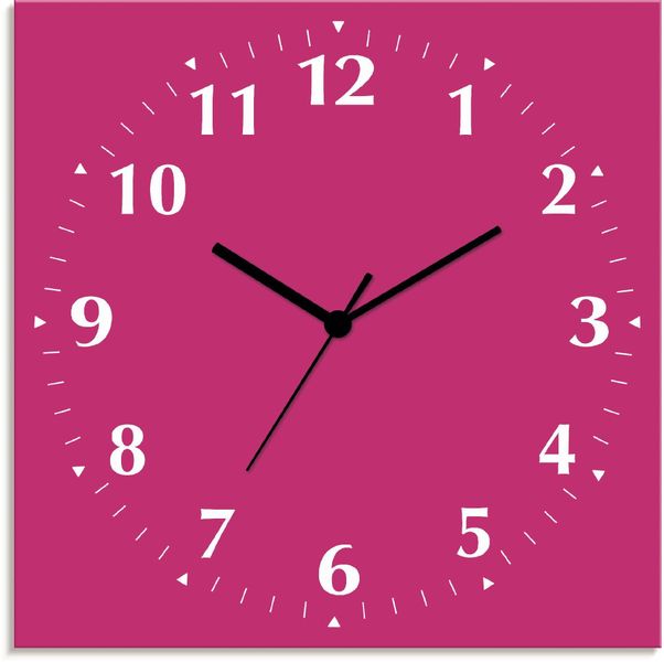 Artland Wanduhr "Uni Trendfarben" wahlweise mit Quarz- oder Funkuhrwerk, la günstig online kaufen