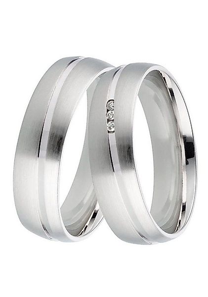 DOOSTI Trauring Schmuck Geschenk Silber 925 Trauring Ehering Partnerring LI günstig online kaufen