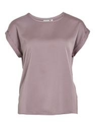 Vila Kurzarmbluse VIELLETTE S/S SATIN TOP günstig online kaufen