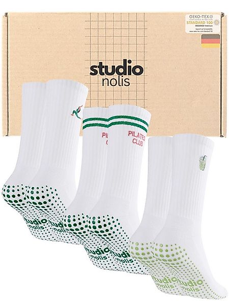 Studio Nolis Tennissocken Pilates Socken - Grip Socks Yoga Barre - Matcha ( günstig online kaufen