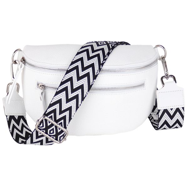 MIRROSI Bauchtasche Damen, Echtleder, Leder, Made günstig online kaufen