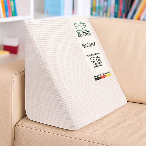 Selfitex Keilkissen Selfitex Breitcord Keilkissen 60x50x30 günstig online kaufen