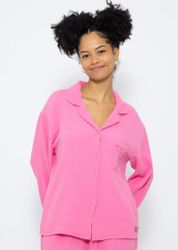 SASSYCLASSY Pyjamaoberteil Pyjamabluse Damen aus weichem günstig online kaufen