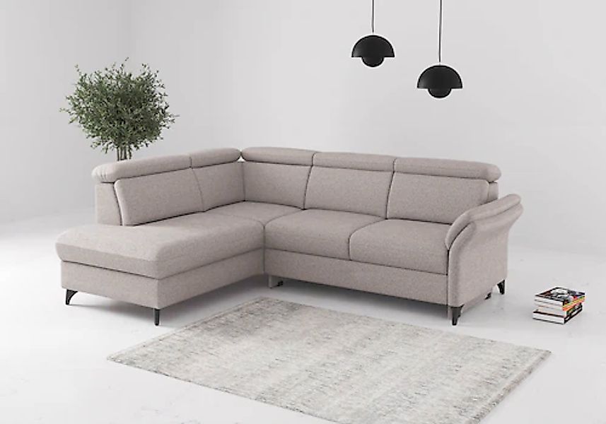 sit&more Ecksofa »Glendale« inkl. Kopfteilverstellung,wahlweise mit Vorzieh günstig online kaufen