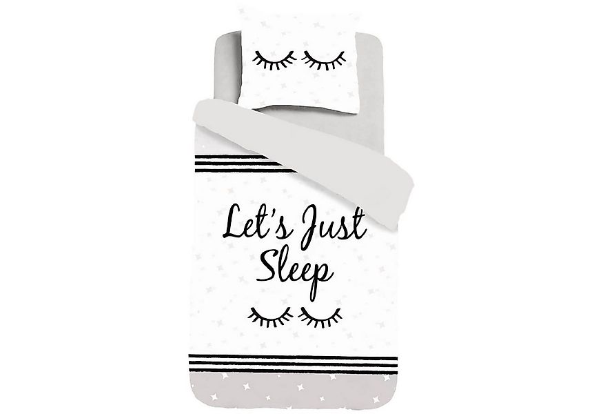 ESPiCO Bettwäsche Sternentraum, Renforcé, 2 teilig, Augen, Sterne, Schriftz günstig online kaufen