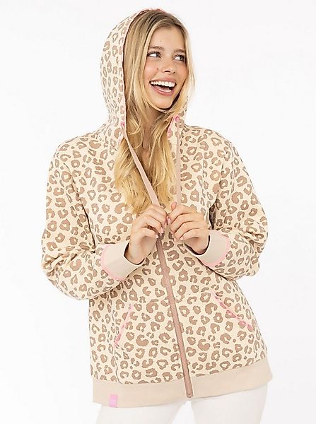 Zwillingsherz Kapuzensweatjacke "Soft Leo" Mini-Me, mit Leo Muster, Zipper günstig online kaufen