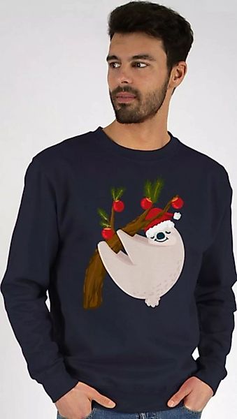 Shirtracer Sweatshirt Faultier Weihnachten (1-tlg) Weihachten Kleidung günstig online kaufen
