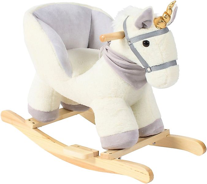 CHIC2000 Schaukeltier Schaukel-Einhorn, beige günstig online kaufen