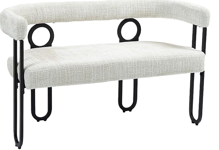 LVHOM Gartenstuhl Retro-Ring Metall 2-/4-/6er-Set, Chenille/PU günstig online kaufen