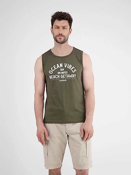LERROS Muskelshirt "LERROS Herren Tanktop mit Brustprint" günstig online kaufen