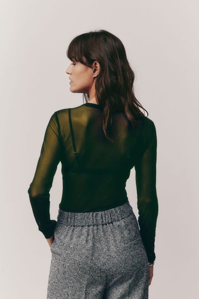 Next Langarmshirt Langarmshirt in Mesh-Optik (1-tlg) günstig online kaufen