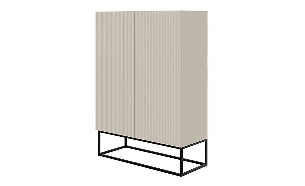Selsey Highboard  Veldio ¦ beige ¦ Maße (cm): B: 90 H: 125 Kommoden & Sideb günstig online kaufen