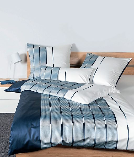 Janine Bettwäsche "MILANO 45026" 2 Stk. tlg. mit Reißverschluss günstig online kaufen