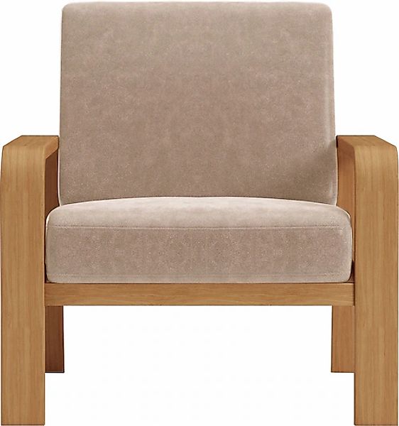 sit&more Sessel »Kolding«, Armlehnen aus eichefarbigem Buchenholz, verschie günstig online kaufen