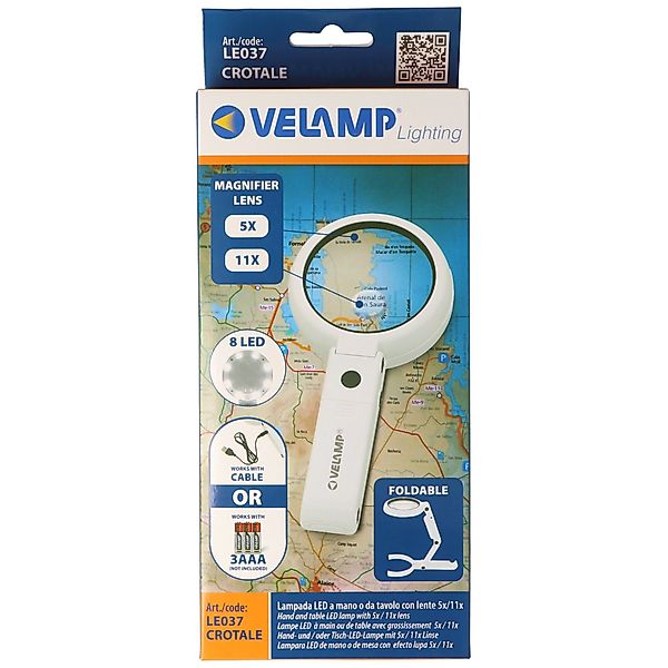 Velamp Lupenlampe LED Hand- oder Tischleuchte günstig online kaufen
