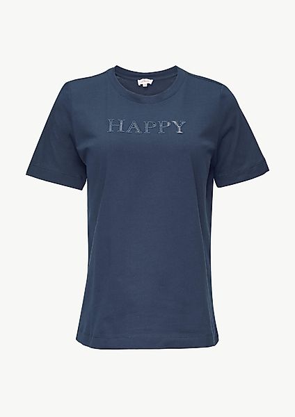 s.Oliver Kurzarmshirt Relaxed Fit-Shirt mit Schriftprint günstig online kaufen