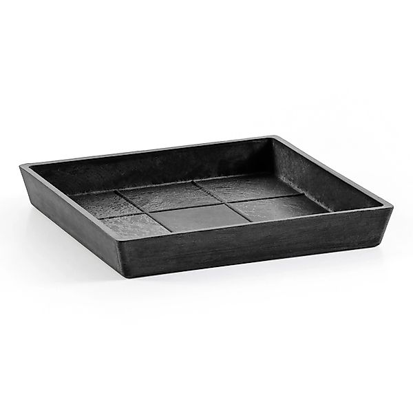 Ecopots Untersetzer Rotterdam Eckig Dunkelgrau 38,5 cm x 3,4 cm günstig online kaufen