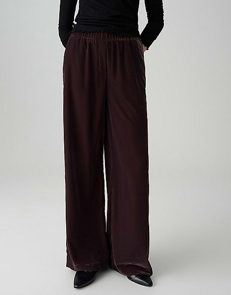 OPUS PANTS Palazzohose MUCIA SOFT Wide aus weich fallendem Samt günstig online kaufen