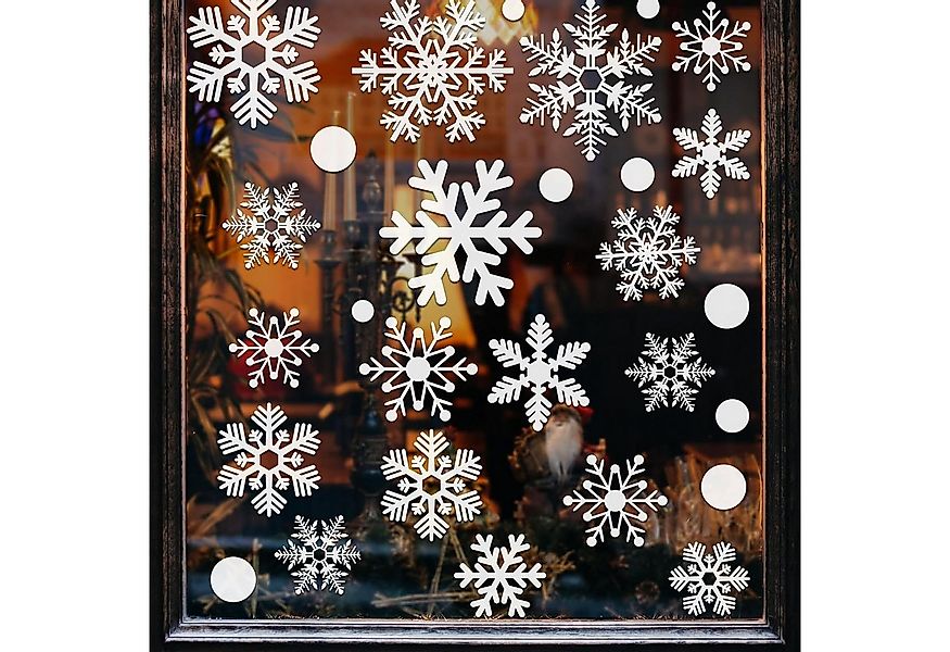 FELIXLEO Fensterdekoration 321 Stück 9 weihnachtliche Fensteraufkleber für günstig online kaufen
