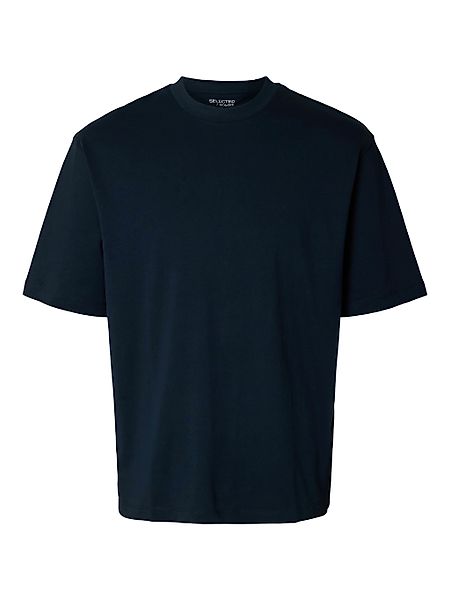 Selected Rundhalsshirt SLHZLOOSE-BOB SS O-NECK TEE günstig online kaufen