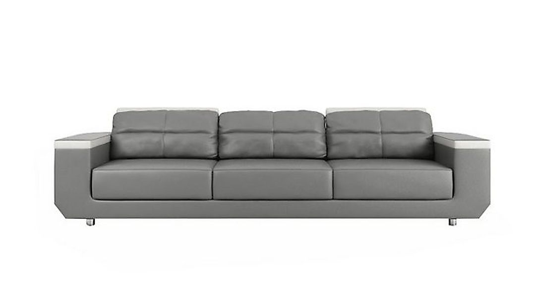 JVmoebel Sofa Luxus Grauer Dreisitzer mit Bettfunktion stilvolles Sofa Neu, günstig online kaufen