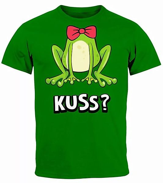 MoonWorks Print-Shirt Herren T-Shirt Fasching Karneval Frosch Prinz Kostüm- günstig online kaufen