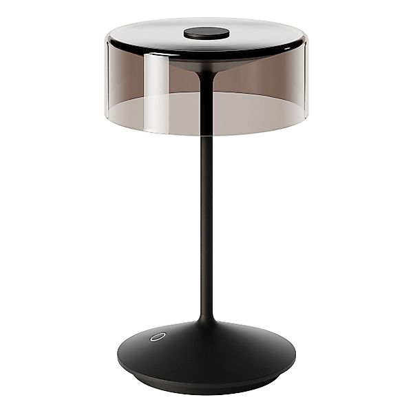 SIGOR LED Tischleuchte Akku-Glasleuchte NUMOTION nachtschwarz, günstig online kaufen
