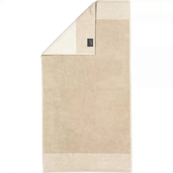 Cawö - Luxury Home Two-Tone 590 - Farbe: sand - 33 - Handtuch 50x100 cm günstig online kaufen