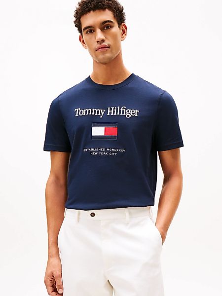 Tommy Hilfiger T-Shirt "TOMMY EMBRO FLAG" günstig online kaufen